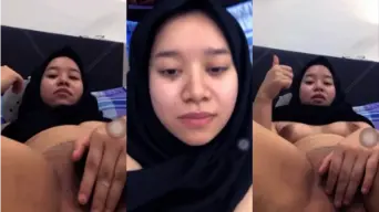 VCS Mahasiswi Hijab Ajakin Crot Bareng