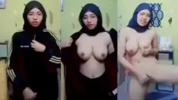 Ukhti Jilbab Hitam Bikin Video Bugil